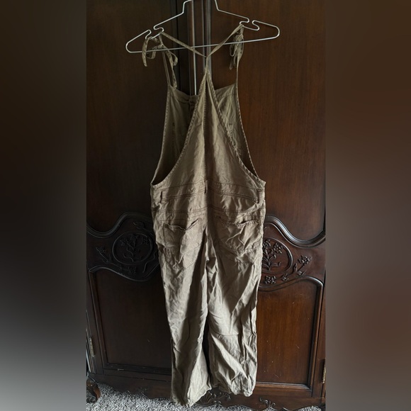 Anthropologists Pilcro Painter Overalls Olive Green size 30 - Picture 10 of 10